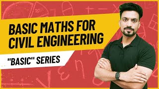 Basic Maths Requred to Study Civil Engineering  Sandeep Jyani  SSC JE 2023 [upl. by Kata179]