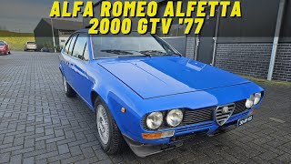 ALFA ROMEO ALFETTA 2000 GTV 1977 OLDTIMER TE KOOP CLASSIC CAR FOR SALE 20 GT [upl. by Jahn783]