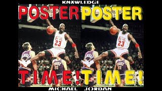 MICHAEL JORDAN quotPOSTER TIMEquot RARE DUNK HIGHLIGHTS [upl. by Vitkun]