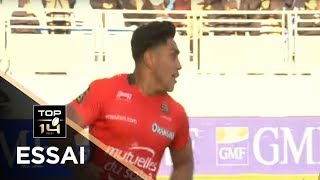 TOP 14  Essai de Malakai FEKITOA RCT  Castres  Toulon  J11  Saison 20172018 [upl. by Cookie313]