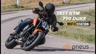 Test KTM 790 Duke  Pur jus dorange [upl. by Lynnell]