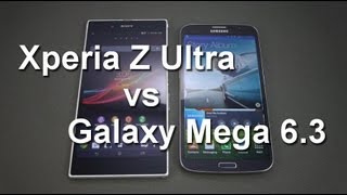 Sony Xperia Z Ultra vs Samsung Galaxy Mega 6 3 [upl. by Cory881]