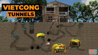 Vietcong Tunnels Whats inside them [upl. by Htilil]