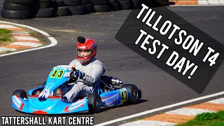 Testing The Tillotson T4 Kart at Tattershall Kart Centre [upl. by Acirretahs]