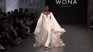 Wona Concept amp Eva Lendel at Barcelona Bridal Fashion Week 2024 [upl. by Ardekal461]