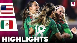 United States vs Mexico  What a Surprise  Highlights  Concacaf W Gold Cup Womens 26022024 [upl. by Aurilia]