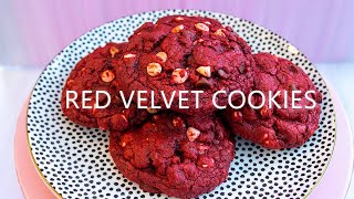 Red Velvet Cookies  Simple Easy Delicious [upl. by Ivets]