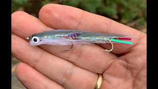 Fly Tying Simple Highly Effective Baitfish Imitation The Gardy Loo Streamer [upl. by Eedissac]