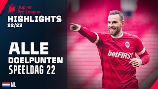 ALLE DOELPUNTEN ❄️⚽ Jupiler Pro League Highlights GD22 [upl. by Sherwin]