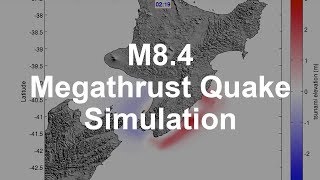 Simulation of a Magnitude 84 Megathrust Quake in New Zealand [upl. by Angelika]