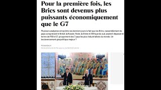 DISSERTATION DE GÉOPOLITIQUE  ENTRE LES BRICS ET LE G7  QUE PRÉFÈRE LHUMANITÉ CONTEMPORAINE [upl. by Calondra]