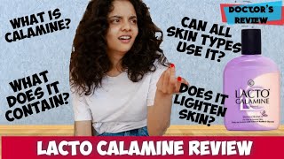 Lacto calamine review  what is calamine  can all skin types use it  doctors explain [upl. by Aniratac]