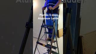 Plantex 5 steps Aluminium Ladder unboxing amp review  Best Ladder for home  shorts trending short [upl. by Yeslek]