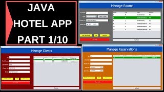 Java Project Tutorial  How To Make a Hotel Management System Project In Java NetBeans  Part 110 [upl. by Attennek760]