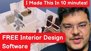 FREE Interior Design Software  Which Just Works Alternative To Sketchup [upl. by Denice24]