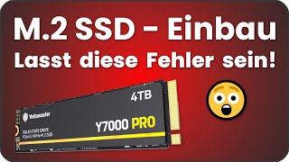 M2 SSD einbauen  Dieser Fehler reduziert die Geschwindigkeit um 50 😲  Yottamaster Y7000 Pro 4TB [upl. by Poland422]