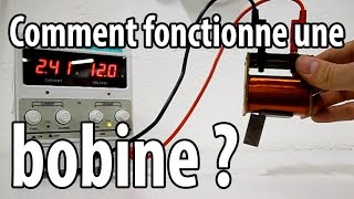 Fonctionnement dune bobine [upl. by Airdnaid]