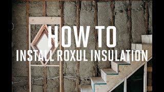 How to Insulate walls with Roxul Insulation BETTER THAN FIBERGLASS [upl. by Mirelle868]