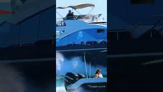 Another no no at Haulover inlet yacht vs boat no wake zone narrow inlet just reckles [upl. by Leirza217]