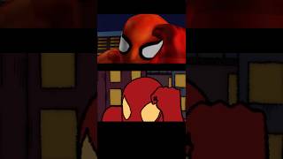 My animation and the original cutscene from spiderman ps1 animation chicolantern spiderman venom [upl. by Anaitit553]