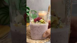 Raspberry overnight oats l Easy healthy breakfast recipe overnightoats healthyfood [upl. by Senalda]