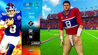 Angry Runs Daniel Jones is a MONSTER in Madden 25 [upl. by Yulma241]