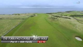 Fairmont St Andrews  Torrance course  16th Hole Flyover [upl. by Nicolas]