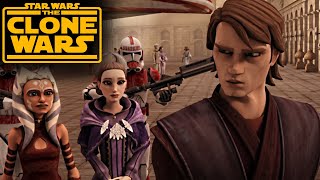 Ahsoka and Padme tease Anakin  Star Wars The Clone Wars Scene EDIT [upl. by Humo951]