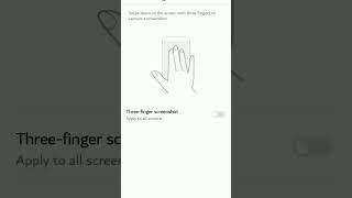 HOW TO ENABLE THREE FINGER SCREENSHOT IN HUAWEI Y7 PRIME 2019 [upl. by Cleodal]