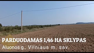 Parduodamas 146 ha žemės ūkio paskirties sklypas Guobų kaime [upl. by Esahc]