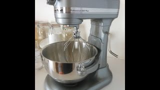 UNBOXING KitchenAid Pro 550 HD Stand Mixer in Contour Silver [upl. by Ahsenre]