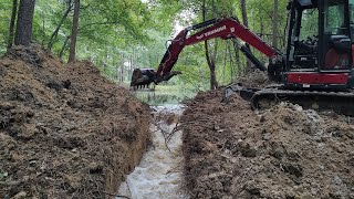 Busting The Dam On A 60 Year Old Irrigation Pond [upl. by Mateo]