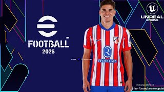 eFOOTBALL PES 2025 PPSSPP EM HD EUROPEUS FACES REALISTAS LIGAS ATUALIZADOS amp KITS 202425 [upl. by Barra]