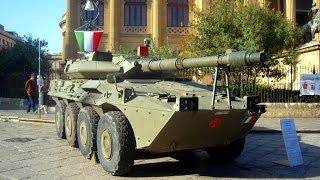 Esercito Italiano Parata Militare a Palermo e passaggio dei due Centauri [upl. by Talie]