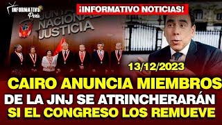 🔴MIEMBRO DE LA JNJ NO DEJARAN EL CARGO SI SON REMOVIDOS POR EL CONGRESO 13 DICIEMBRE DE 2023 [upl. by Buell]