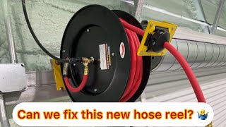 Fixing a leaking air hose reel [upl. by Fellows785]