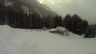 One day in Les Carroz new skiing experience [upl. by Rihat]