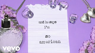 Olivia Rodrigo  so american Official Lyric Video [upl. by Llaccm914]