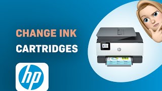 How to Easily Change Ink Cartridges in HP Officejet Pro 9015e  Step by Step Guide [upl. by Stanislaw329]