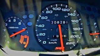 Honda Civic Turbo Acceleration 0200 Top Speed Test [upl. by Debi]