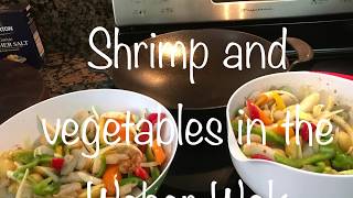 Shrimp in the Weber Wok [upl. by Moneta519]