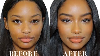 EASYBEGINNER EVERYDAYMAKEUP ONLY USING DRUGSTORE PRODUCTS  A quotYOU BUT BETTERquot MAKEUP TUTORIAL [upl. by Amaras729]