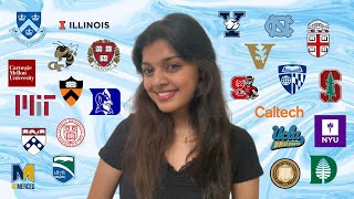 COLLEGE DECISION REACTIONS w merit scholarships 2023  all 8 ivies ivy UCs t20s and more [upl. by Hesper360]