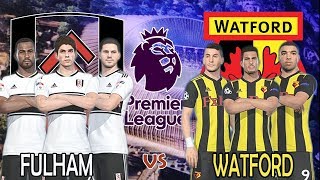 Fulham vs Watford ► Premier League English 201819 ► Full Match amp PES Gameplays PC [upl. by Aerdnaz714]