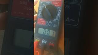 😱AC ampere checking  How to use clamp meter manzoor tech shorts [upl. by Atlee374]