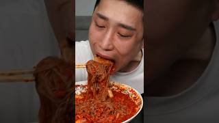 ASMR EATING SHOW Spicy Noodles with Kimchi [upl. by Armin]