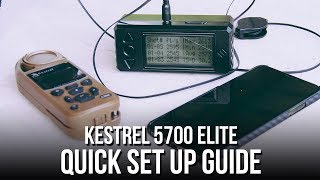 Kestrel 5700 Elite Quick Setup Guide [upl. by Dygal427]