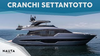 Cranchi Settantotto  78  POV yacht tour esterni e cabine [upl. by Jamieson]