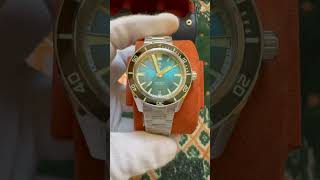 ZELOS SWORDFISH TEAL DIAL LIMITED EDITION zelos swordfish teal watch wristwatch automatic [upl. by Ayoj774]