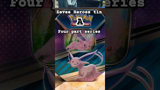 Eevee Heroes tin Last pack magic quotEvo Skiesquot [upl. by Pond]